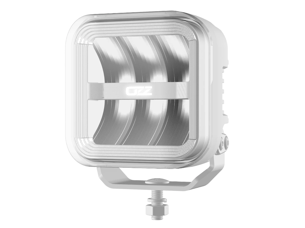 OZZ Square extraljus 5" - Vit