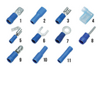 Isolerade kabelskor 1.0-2.6mm² - Blåa (100st)