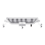 OZZ XB1 P9" LED Extraljusramp med positionsljus Orange/Vit - Vit
