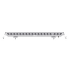 OZZ XB1 P27" Extraljusramp  med positionsljus Orange/Vit - Vit