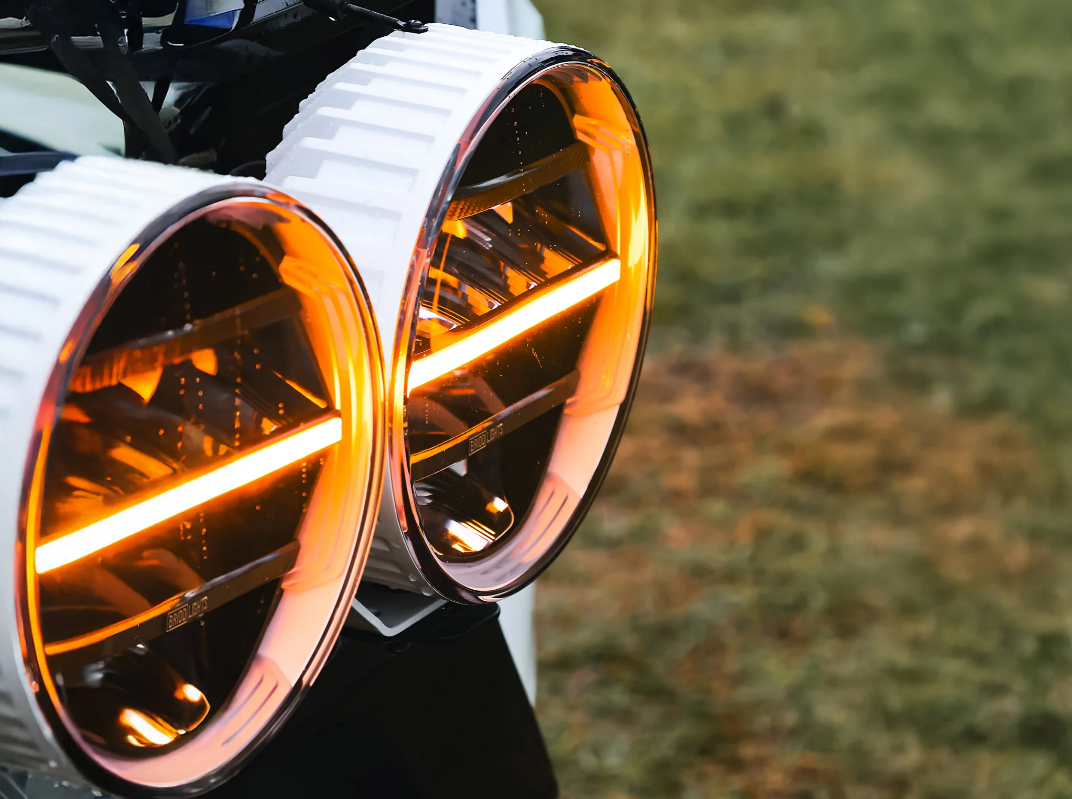 BriodLights Olympus 9" Extraljus - Vit