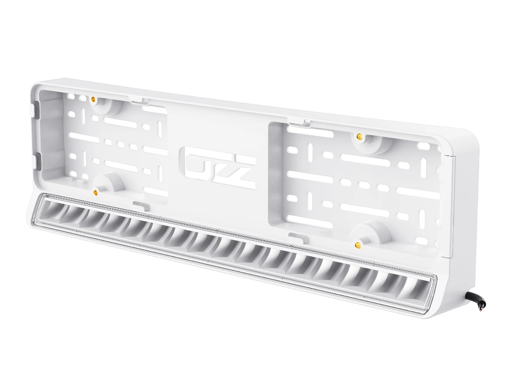 OZZ LP1 LED Extraljusramp - Svart/Vit