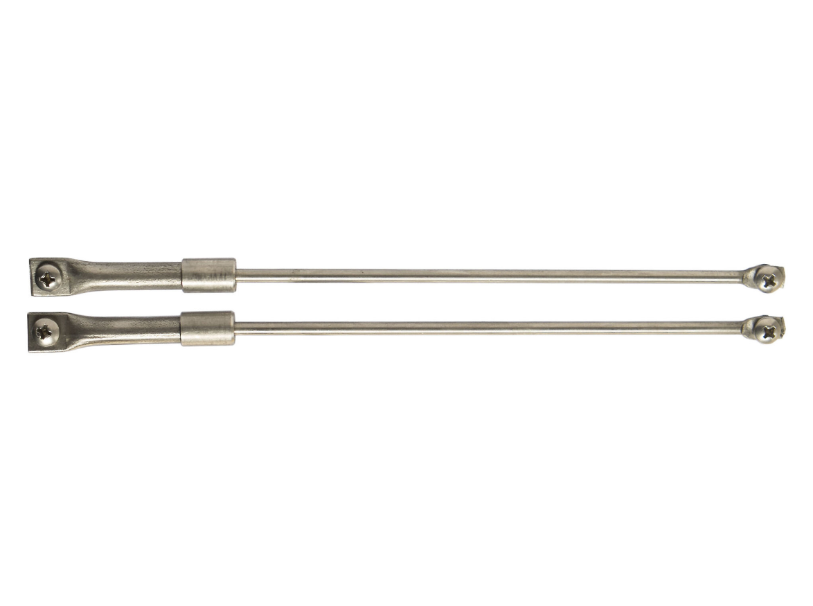 Rostfria Extraljusstag runda (2pack)