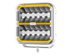 OZZ Square Extraljus pos+varn.ljus 9" - Vit