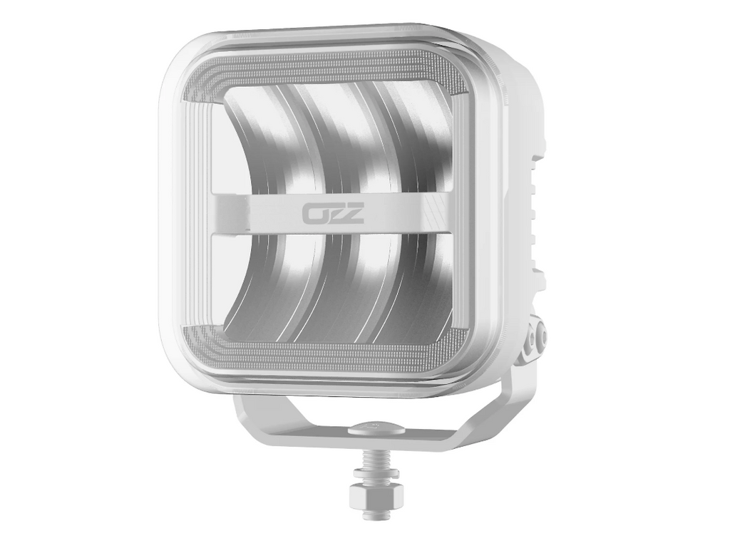 OZZ Square extraljus 5" - Vit
