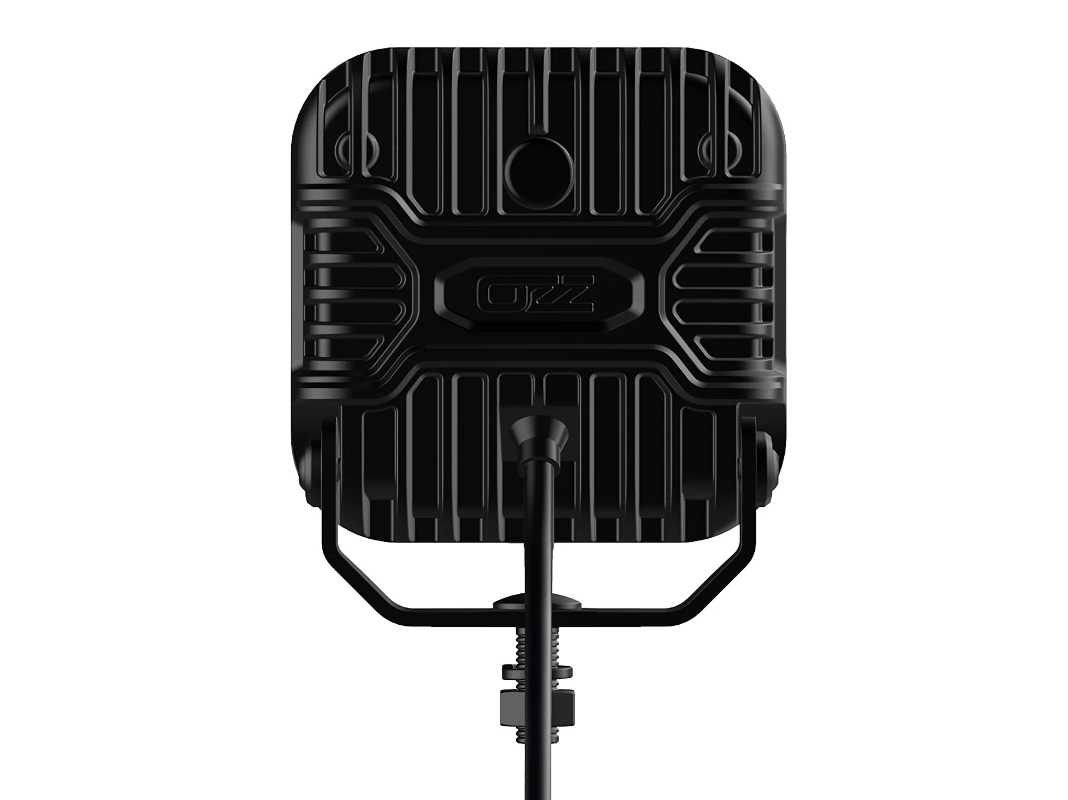 OZZ Square extraljus 5" - Svart