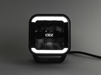OZZ Square extraljus 5" - Svart