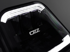 OZZ Square extraljus 5" - Svart