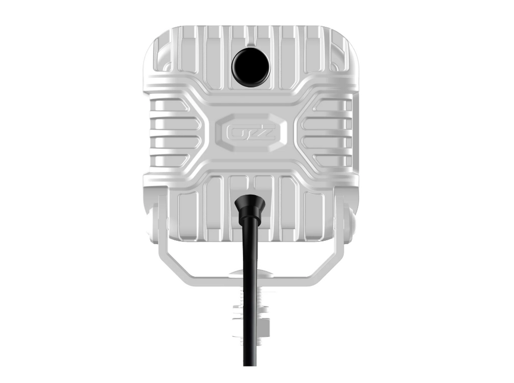 OZZ Square extraljus 3" - Vit