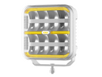 OZZ Square extraljus pos+varn.ljus 7" - Vit