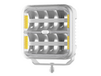 OZZ Square extraljus pos+varn.ljus 7" - Vit