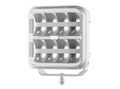 OZZ Square extraljus pos+varn.ljus 7" - Vit