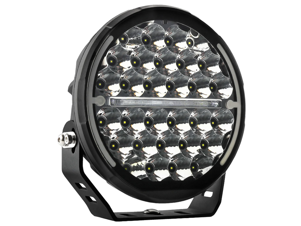 BriodLights ICE-X LED 9" extraljus - med uppvärmd lins