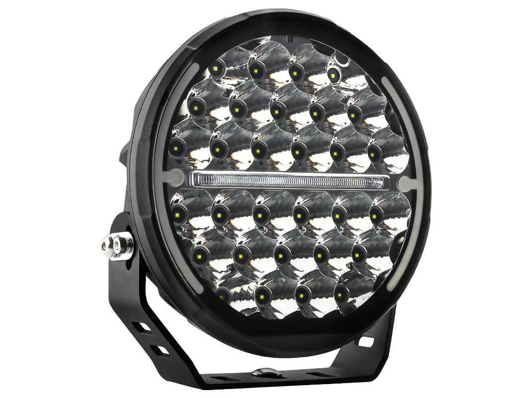 BriodLights ICE-X LED 9" extraljus - med uppvärmd lins