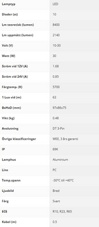 BriodLights Arbetslampa 8400 lumen