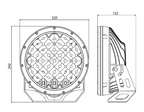 BriodLights Ultra 220 LED 9" Extraljus