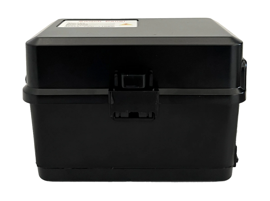 Kontrollpanel med reläbox 6 knappar
