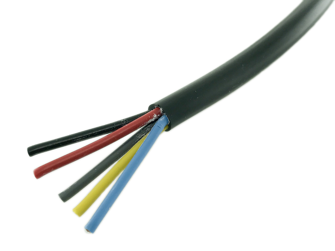 Rund, flerledad kabel RKKB 1,5 mm² (50m)