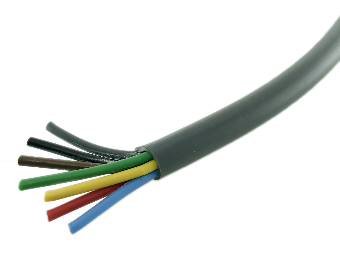 Rund, flerledad kabel RKKB 1,5 mm² (50m)