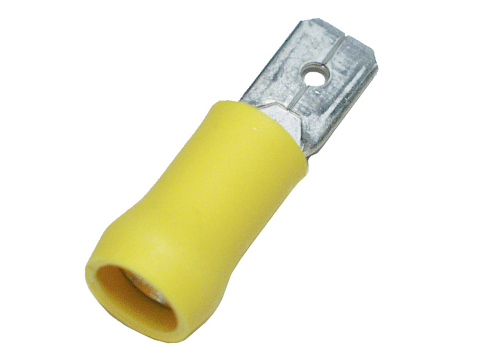 Isolerade kabelskor 2.6-6.6mm² - Gula (100st)
