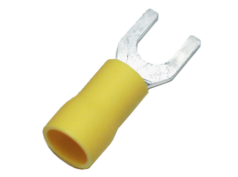 Isolerade kabelskor 2.6-6.6mm² - Gula (100st)