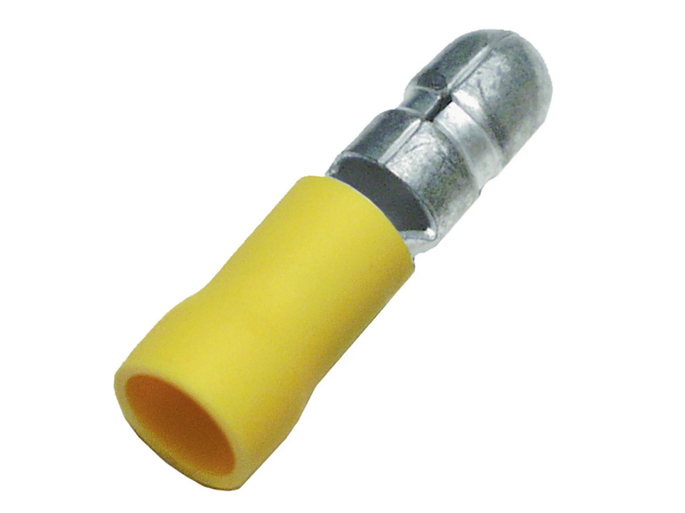 Isolerade kabelskor 2.6-6.6mm² - Gula (100st)