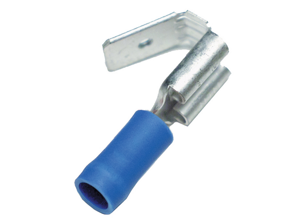 Isolerade kabelskor 1.0-2.6mm² - Blåa (100st)