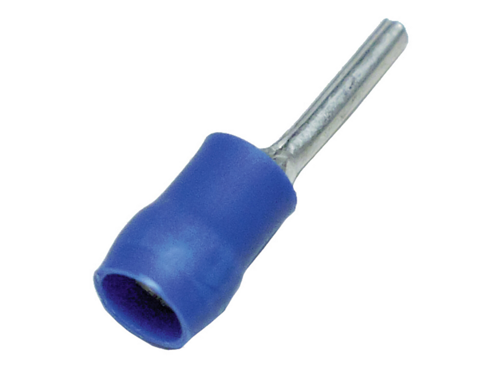 Isolerade kabelskor 1.0-2.6mm² - Blåa (100st)