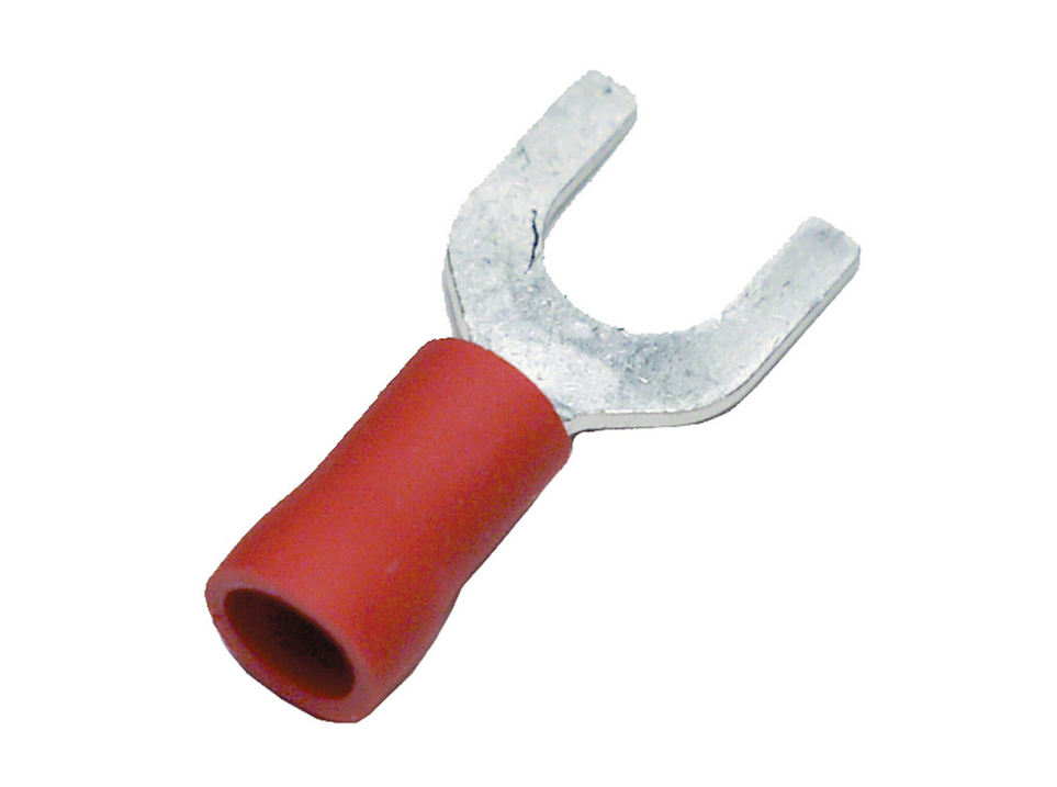 Isolerade kabelskor 0.5-1.6mm² - Röda (100st)