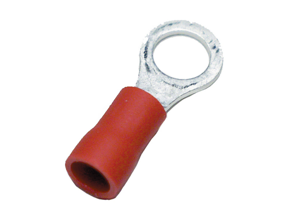 Isolerade kabelskor 0.5-1.6mm² - Röda (100st)