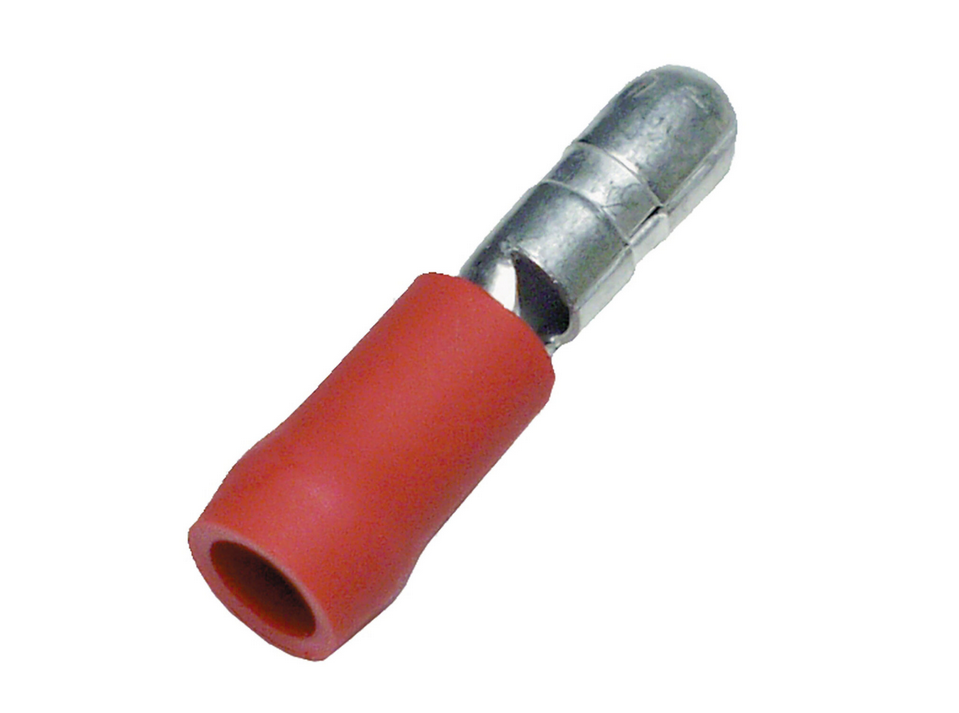 Isolerade kabelskor 0.5-1.6mm² - Röda (100st)