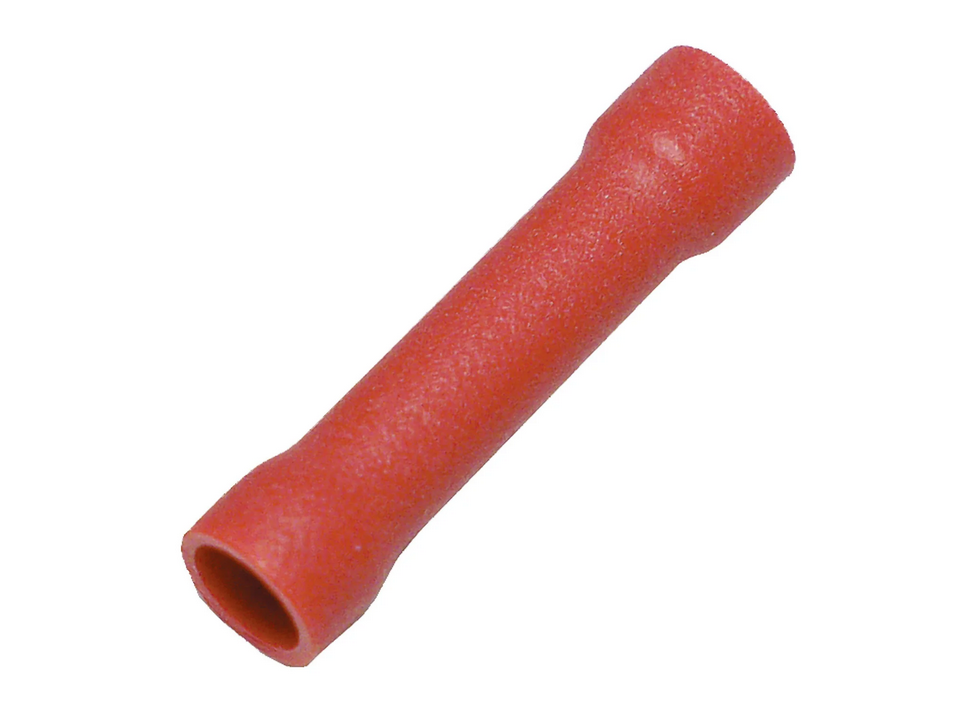 Isolerade kabelskor 0.5-1.6mm² - Röda (100st)