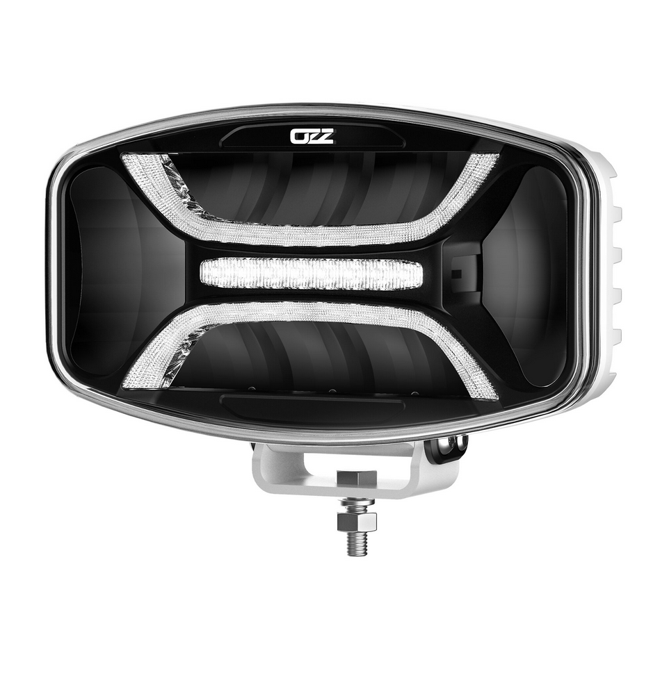 OZZ XO1 P LED Extraljus ovalt - Vit