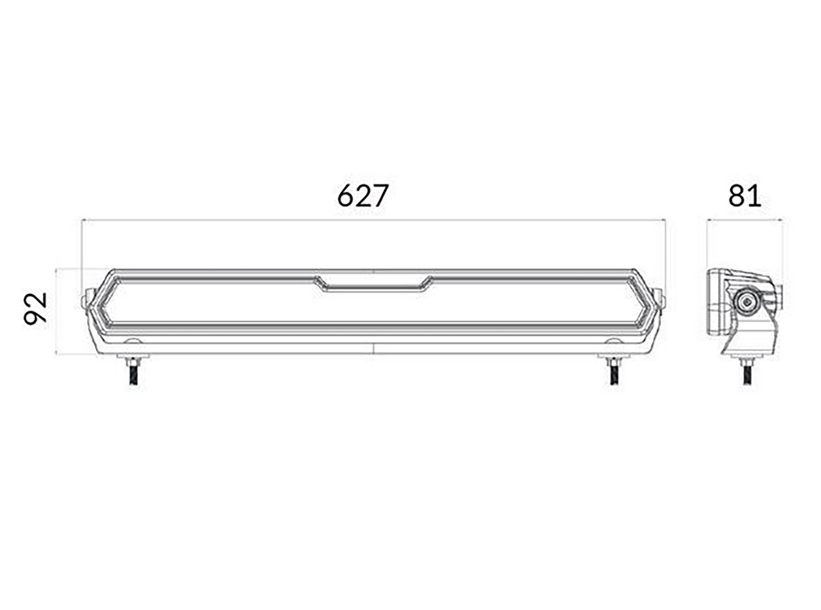 NBB Alpha 630 Pro LED extraljusramp