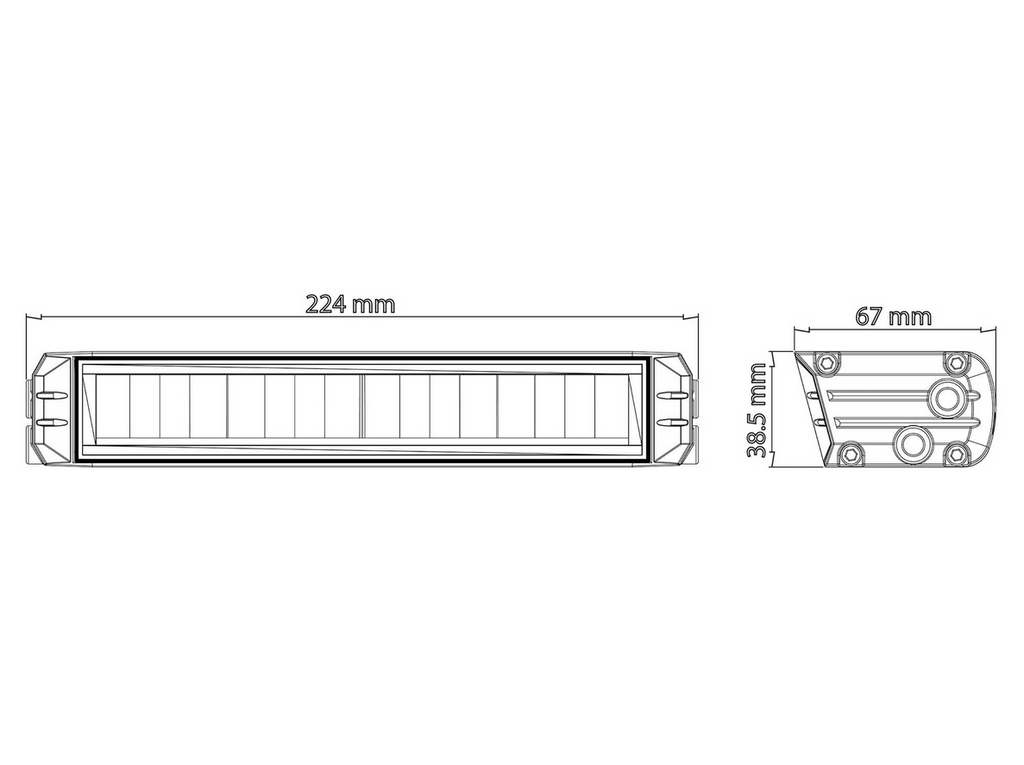 BriodLights Edge 224 Extraljusramp