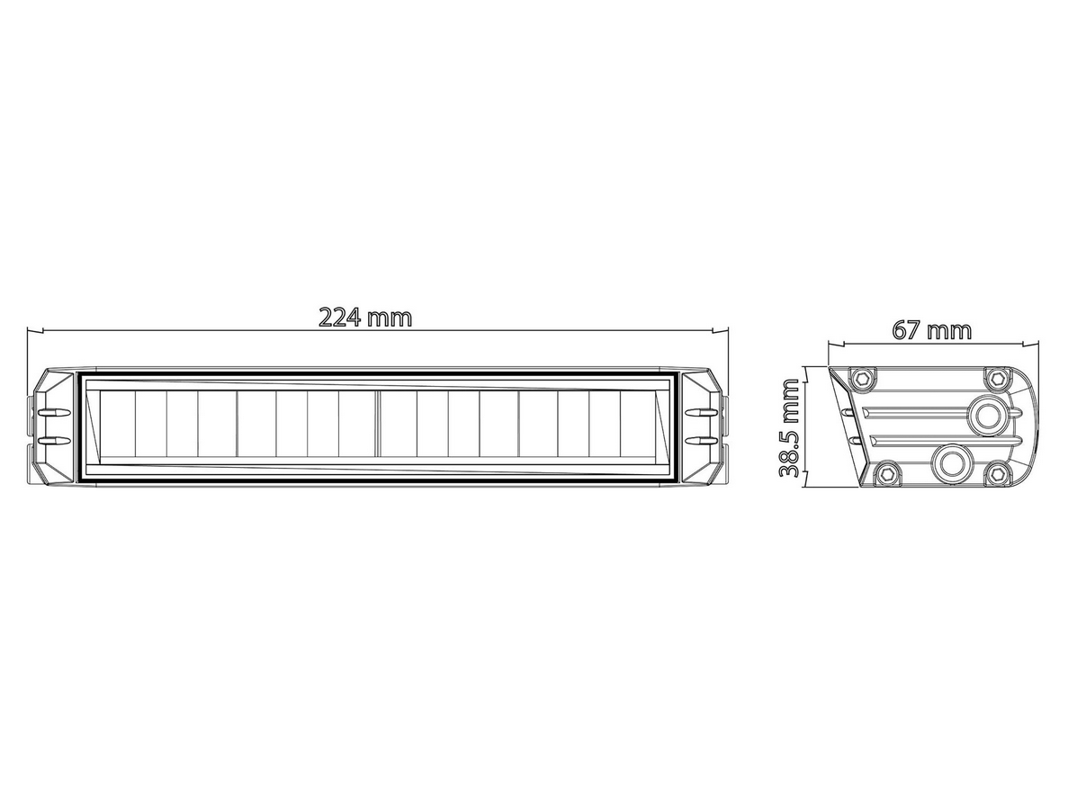 BriodLights Edge 224 Extraljusramp