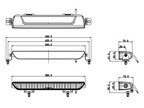 OZZ XB1 P15" LED Extraljusramp - Vit