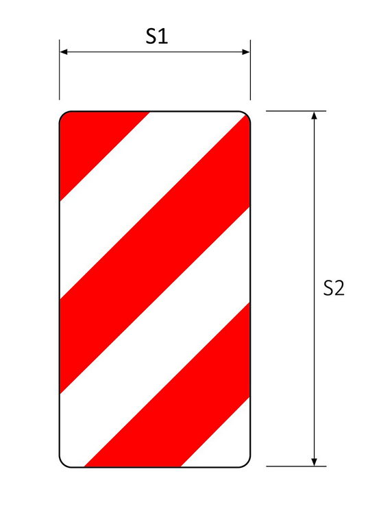 Sidomarkeringsskyltar